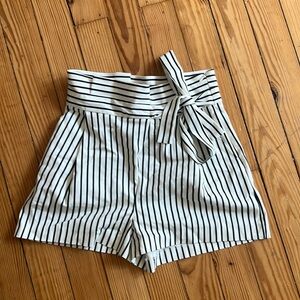 Stripe short Zara white and blue size S